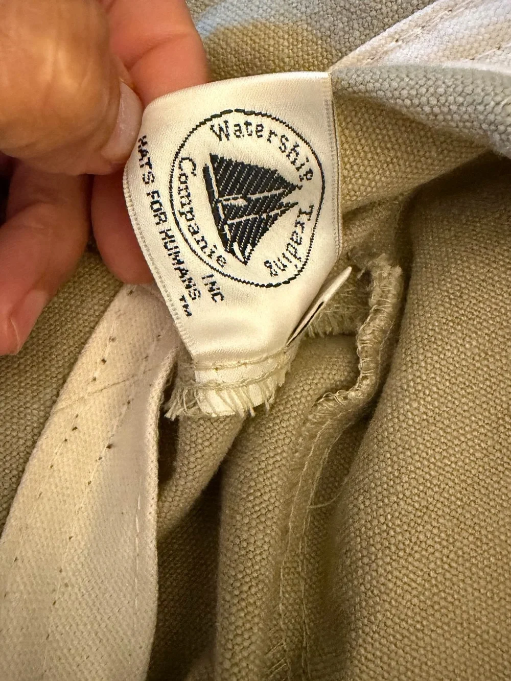 Watership Trading Company vintage canvas safari/boonie hat.
